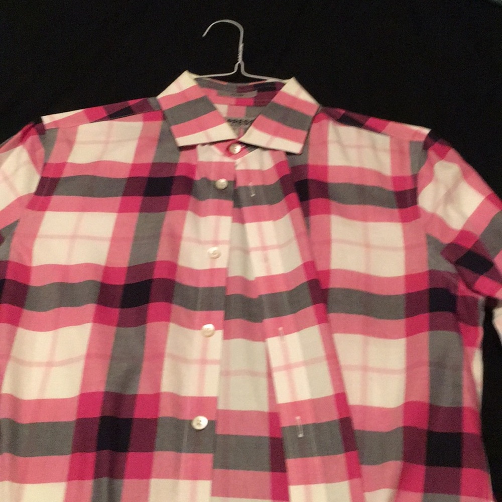 Express Fitted Small Dress Shirt
